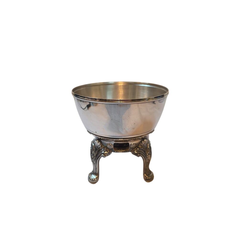 Vintage yb45 newport Footed Silver Plate Warming Dish No Power Supply